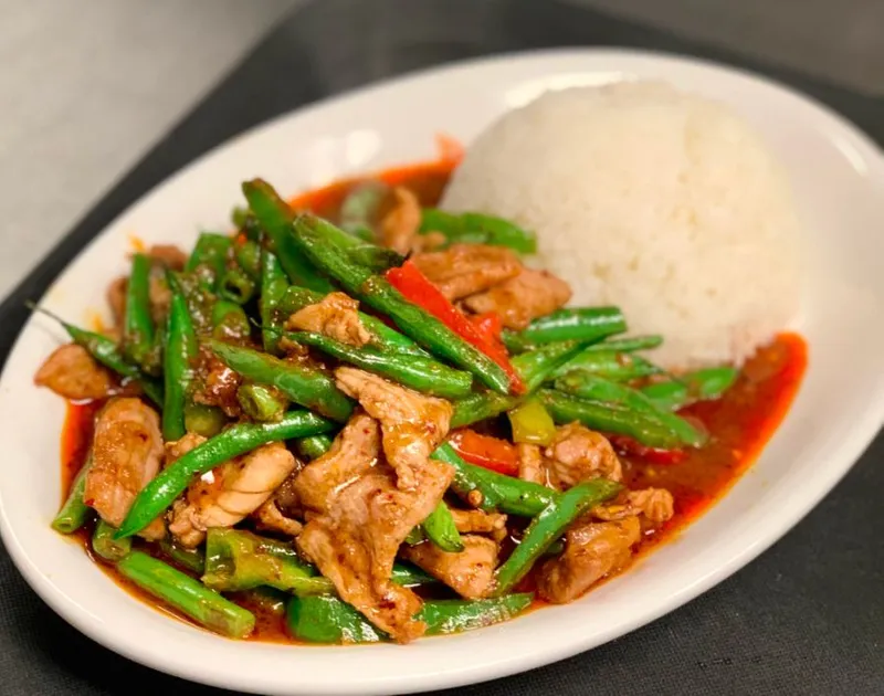 Pan Fried Chili Ginger (Pad Prik Khing)