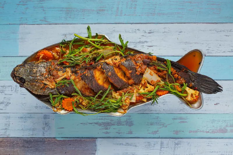 Steamed Red Snapper Fish