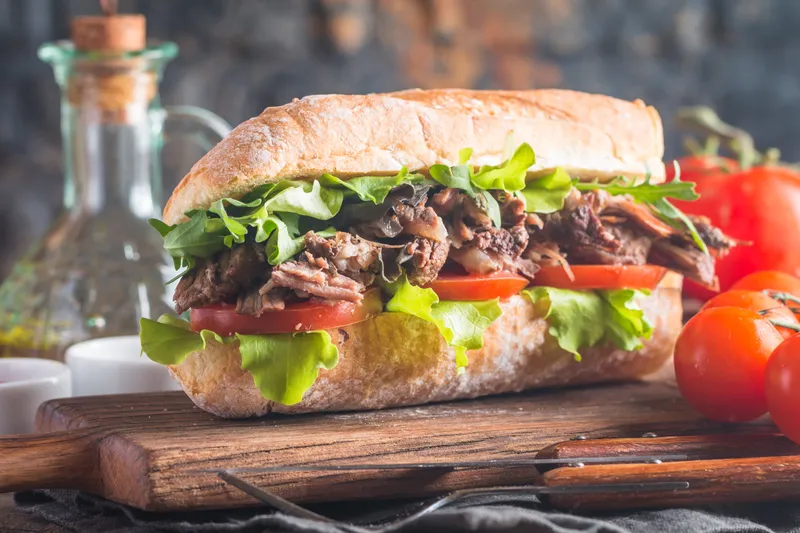 Beef Philly Steak Sandwich