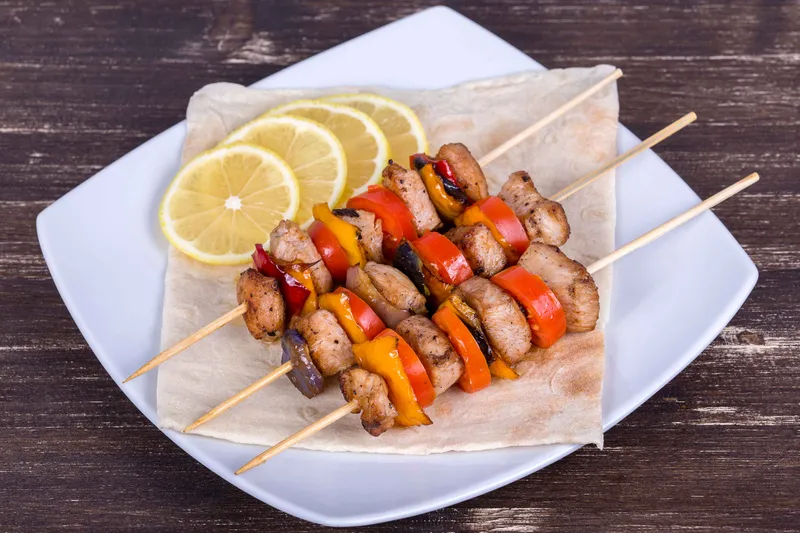 Chicken Kabob Plate