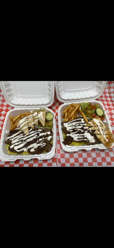 #41.Lamb Over Rice With Salad