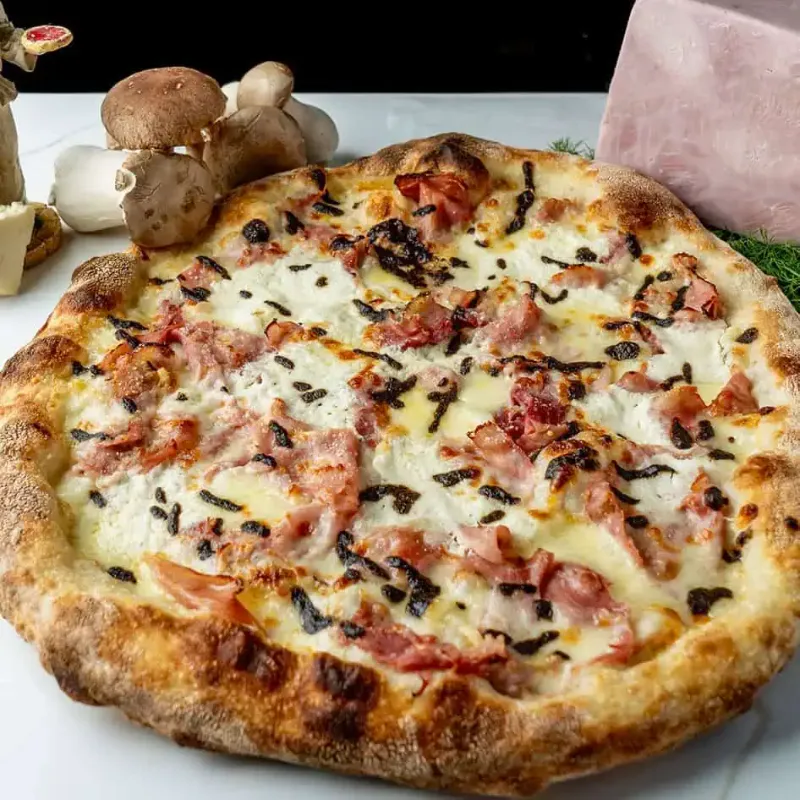 Truffle Ham & Cheese Pizza 12" Inch