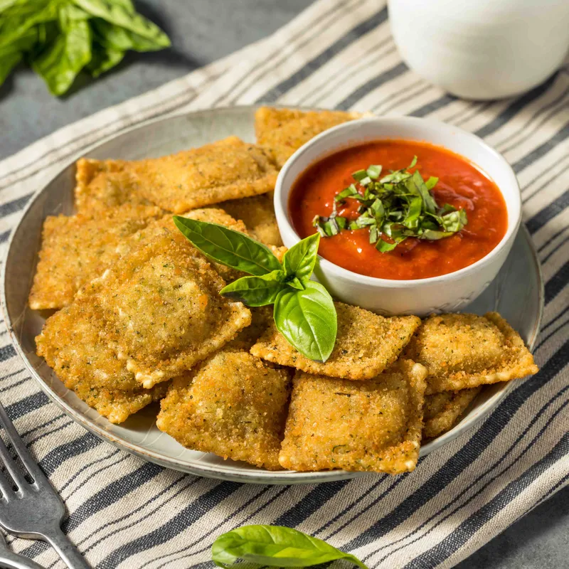 Toasted Lobster Ravioli