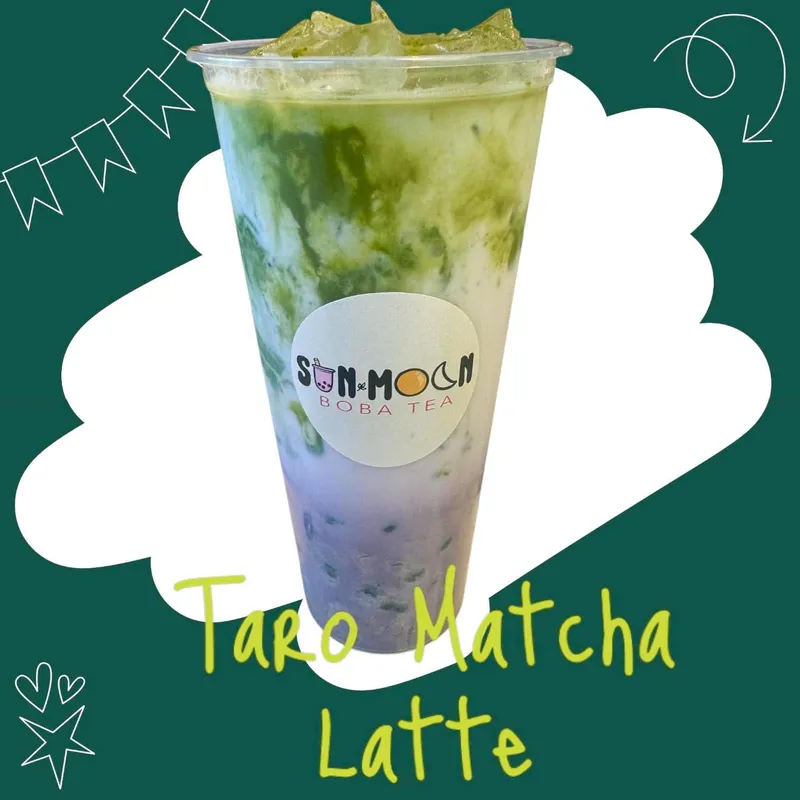 Taro Matcha Latte