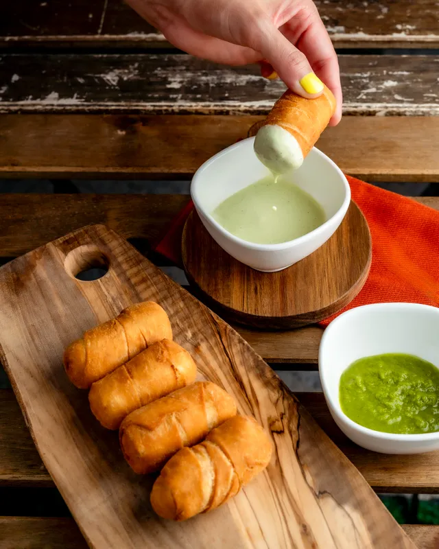 Tequenos + Garlic Sauce