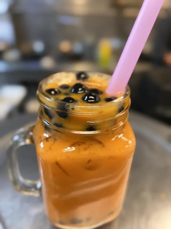 Thai Ice Boba Coffee