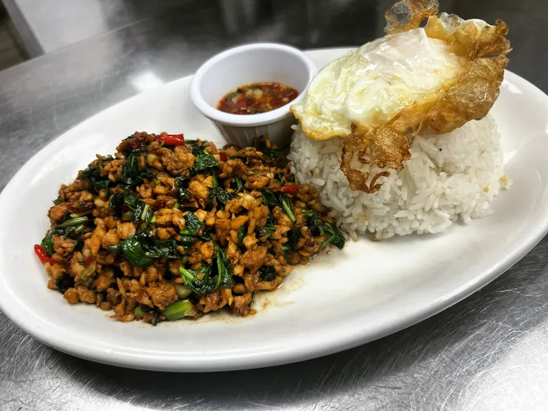 Thai Basil Crispy Egg - Chicken Only