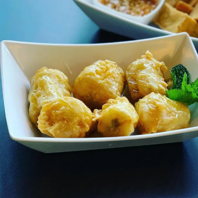 Fried Banana With Honey