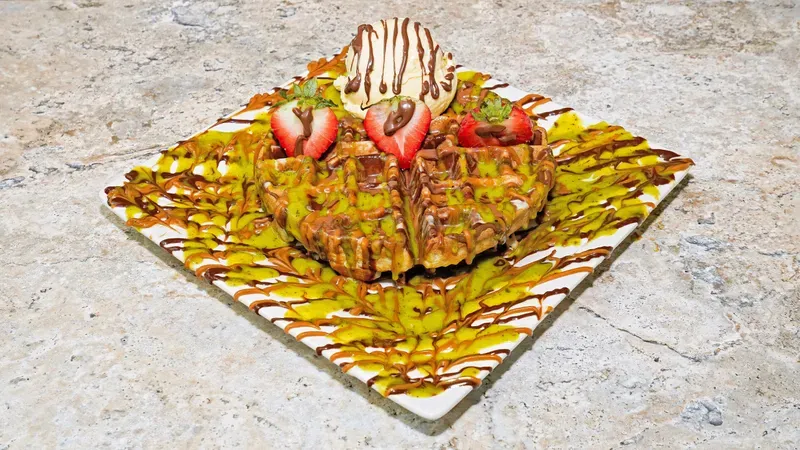 Pistachio Waffle