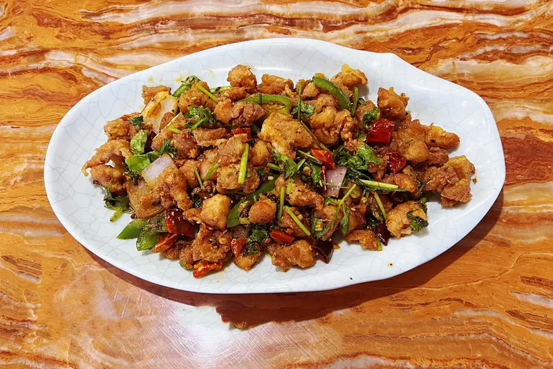 Cumin Chicken Grains 孜然鸡粒