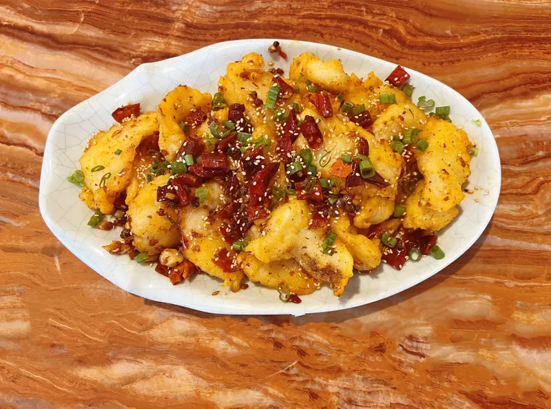 Spicy Pepper Fish 麻辣魚片