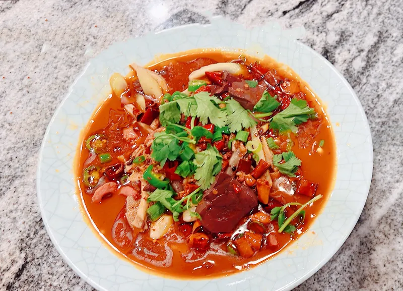 Boiled Blood Curd 毛血旺