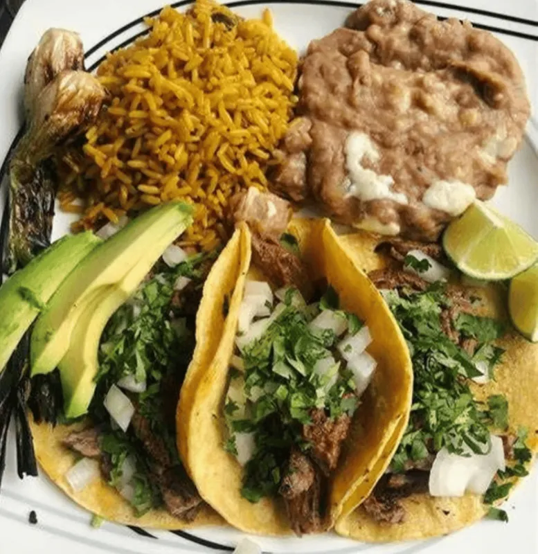 3 Carne Asada Taco Combo