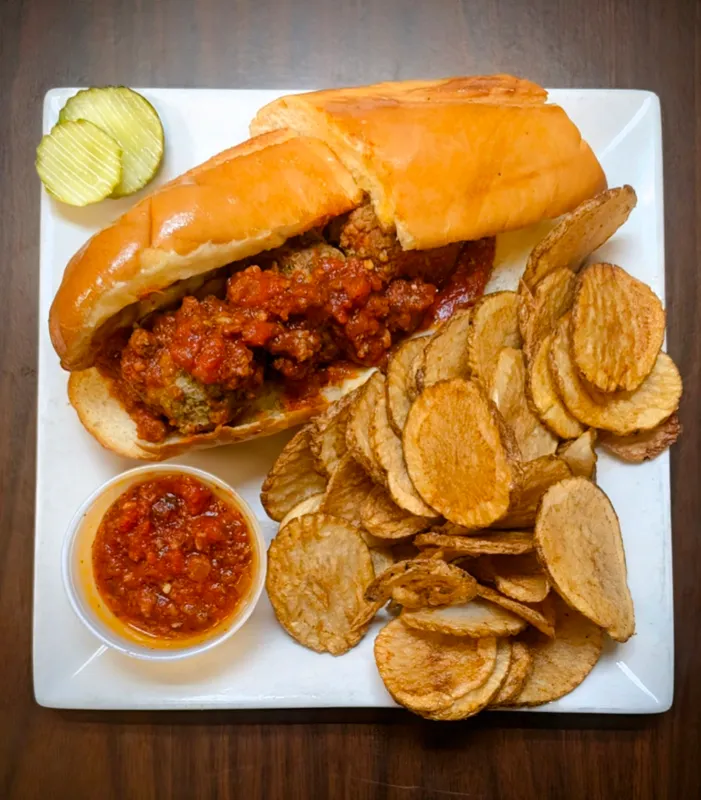 Hot Meatball Sandwich