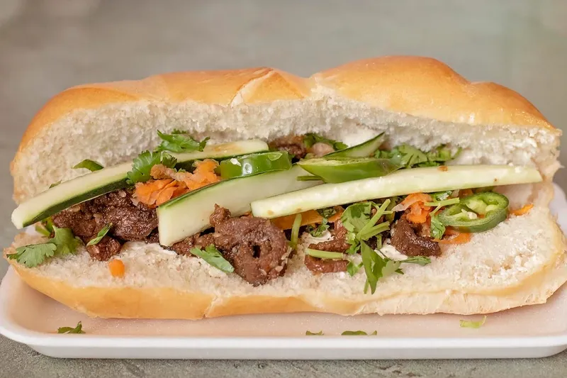 Marinated Steak Bahn Mi