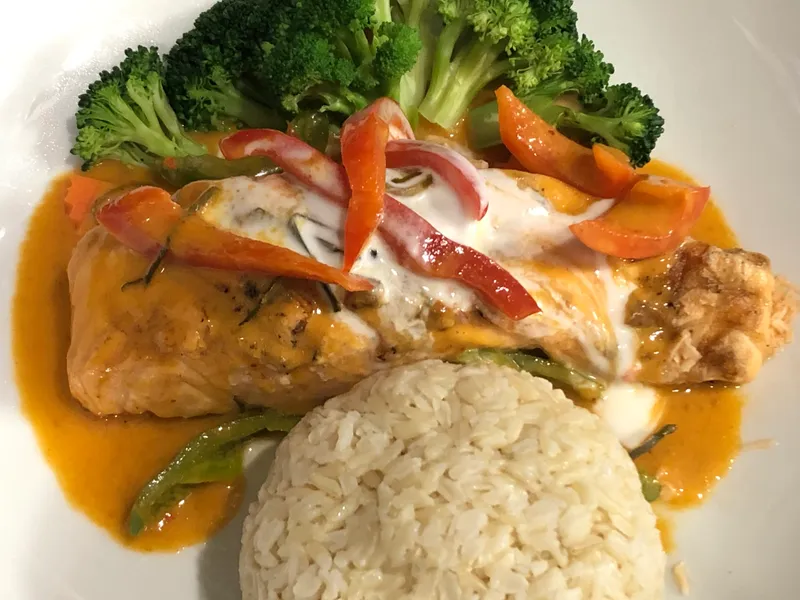 Salmon Panang Curry