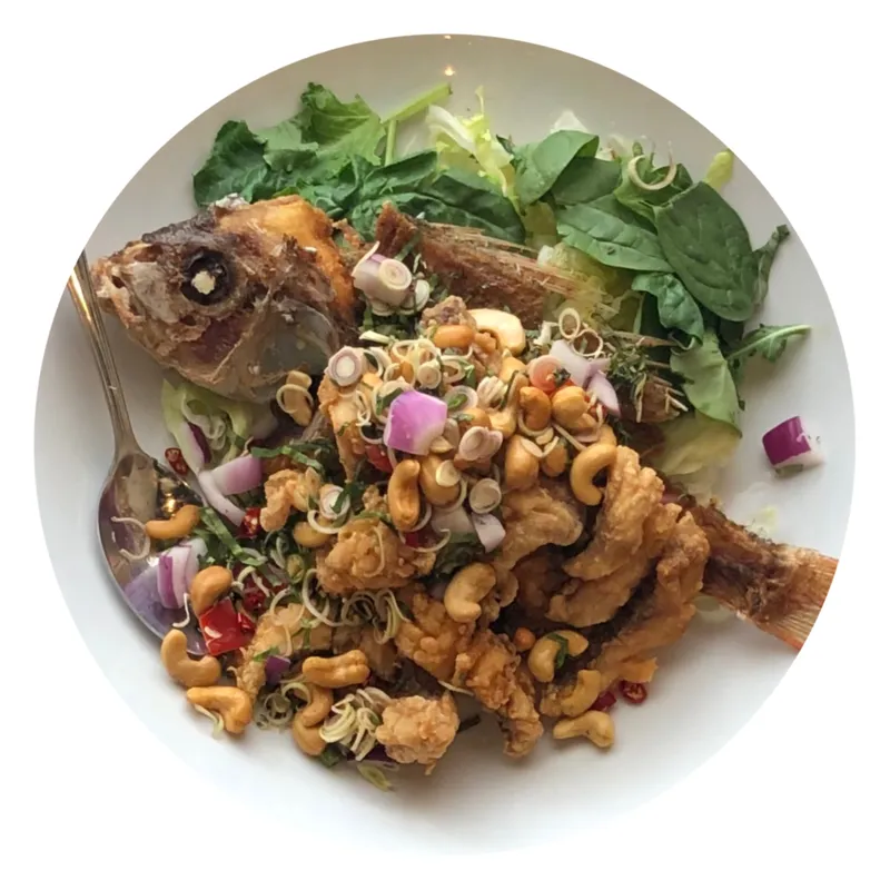 Lemongrass Crispy Red Snapper