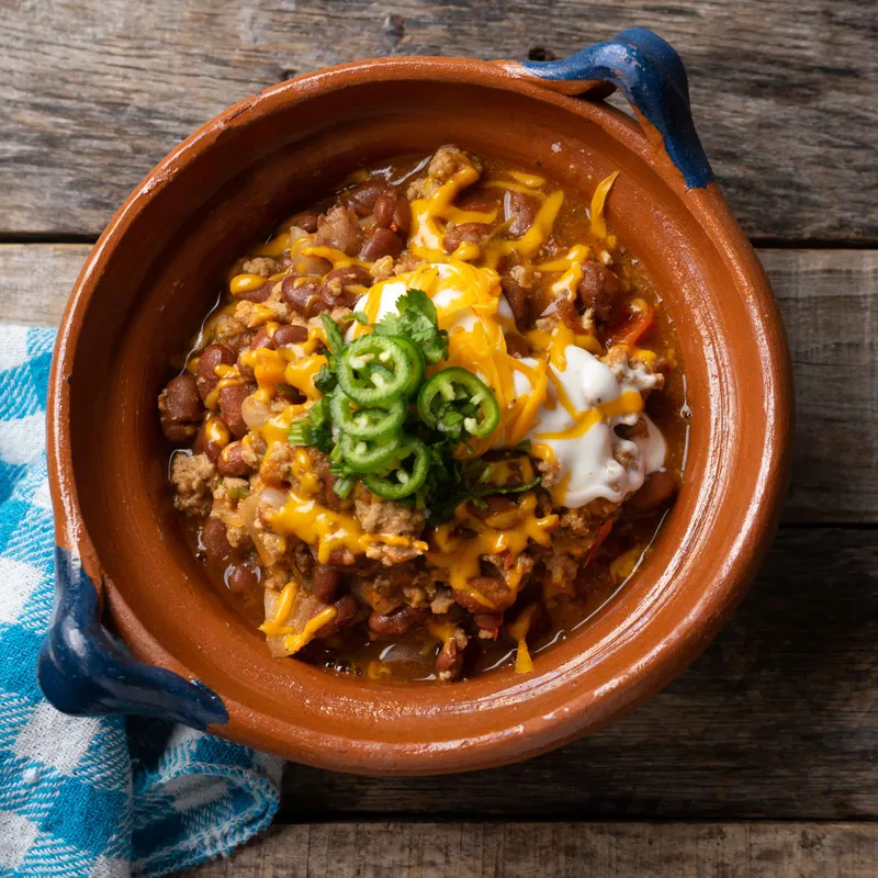 Fried Bean Soup with Rice