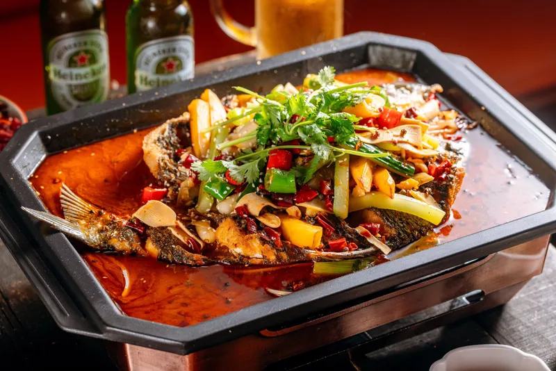Szechuan Grill Whole Fish (w.bone)  招牌香烤鱼