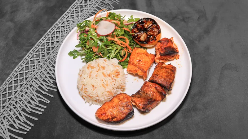 Grilled Salmon Shish
