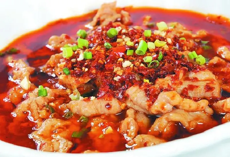 Boiled Chicken in Szechuan Spicy Sauce
