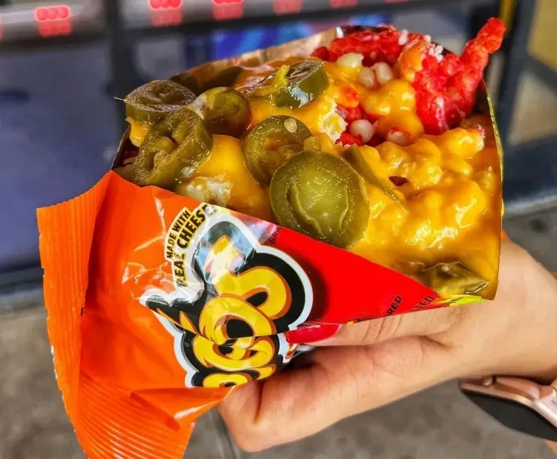 Hot Cheeto Bag With Nacho Cheese