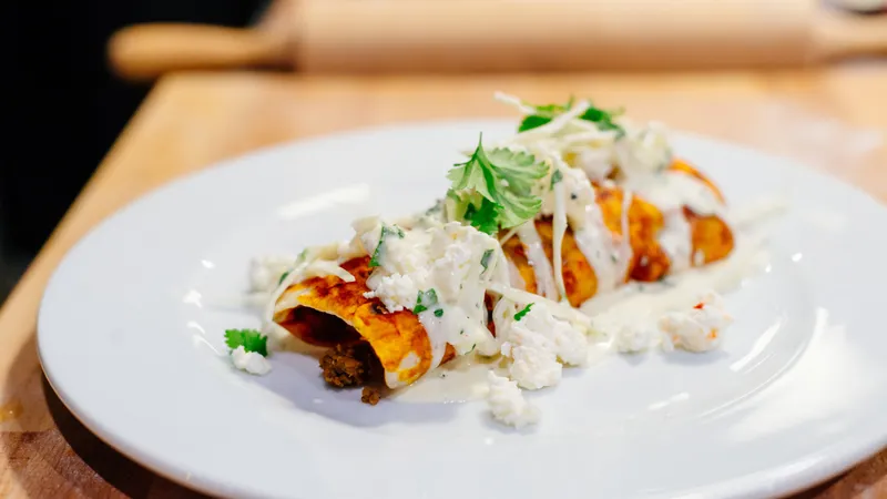 Enchiladas Fajita ( Res O Pollo )