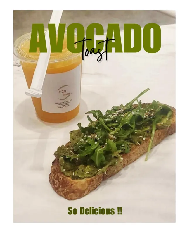 Combo Avocado Toast & Juice