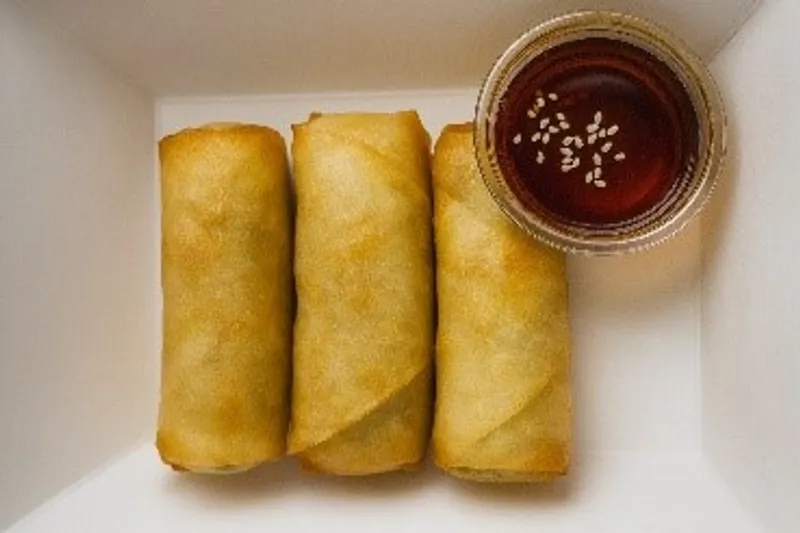 Crispy Vegetable Spring Rolls (3)