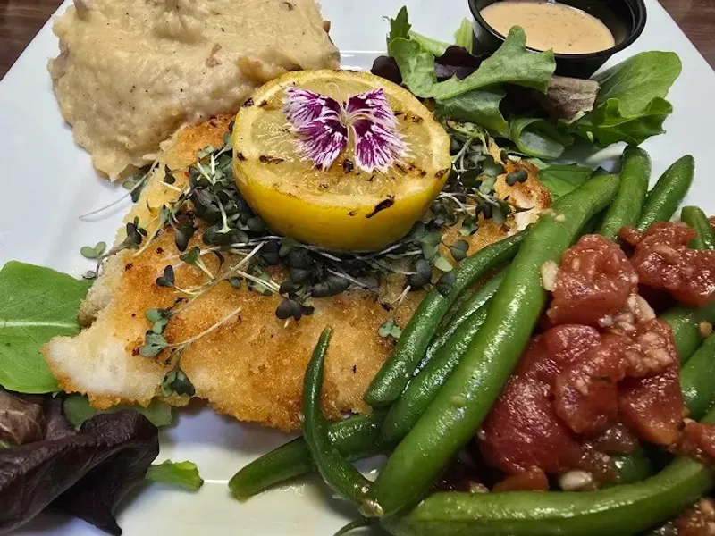 Panko Parmesan Mahi Sandwich