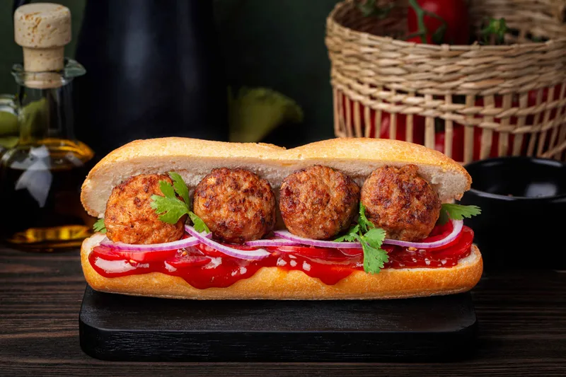 Meat Balls Sandwich
