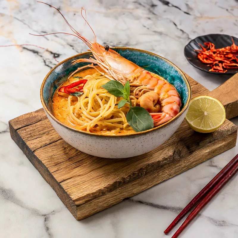 Seafood Kimchee Noodle Soup