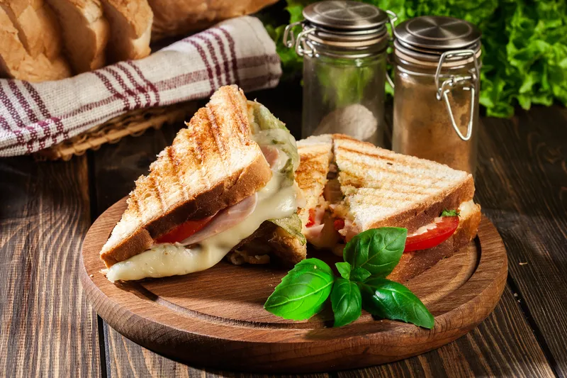 Char-Grilled Salami Sandwich