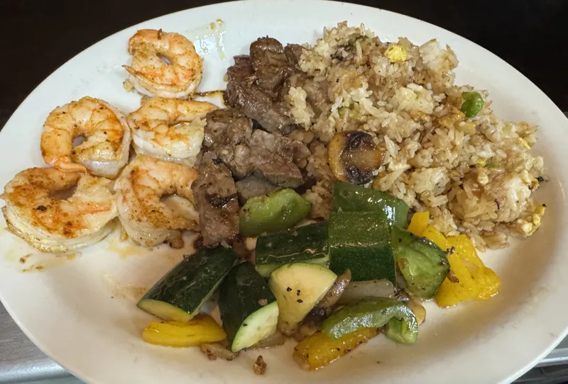 New York Strip and Shrimps