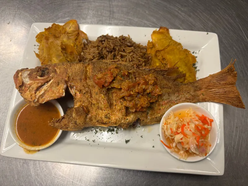 Fried Yellowtail Snapper Filet