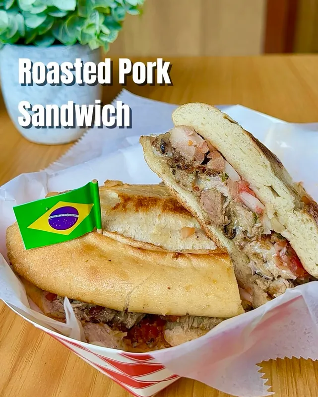 Sanduba De Pernil / Roasted Pork Sandwich