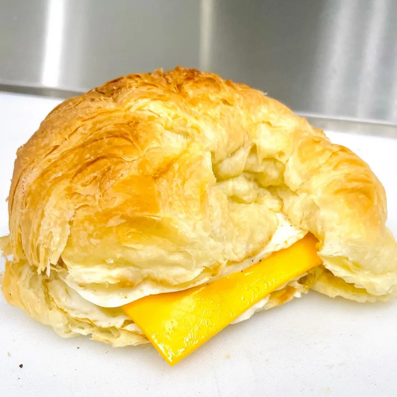 Eggs And Cheese Sandwich