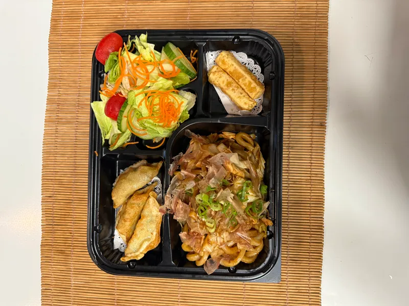 #8 Yaki Udon / Gyoza / Salad / Cheese Maki