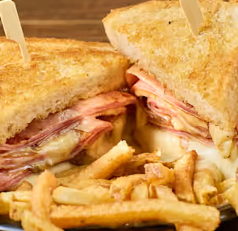 Grilled Ham & Cheesy