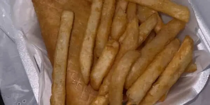 Pizza Puff With Fries