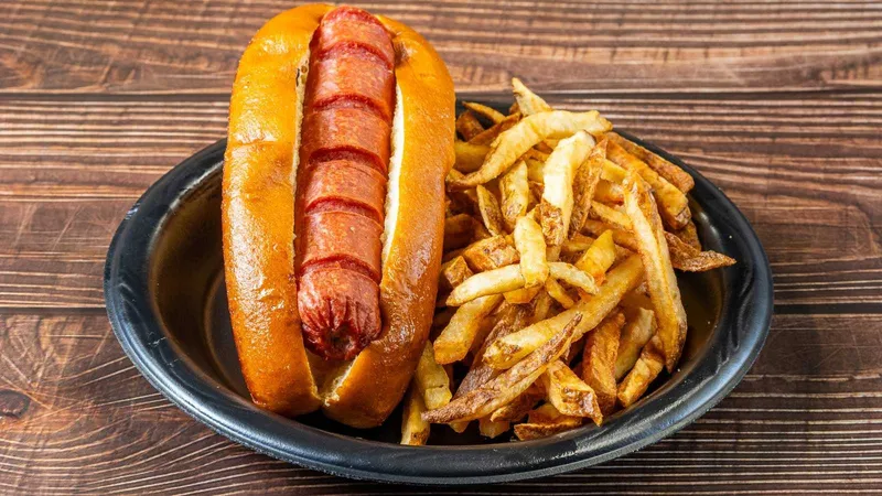 Kids Dog w/ French Fries