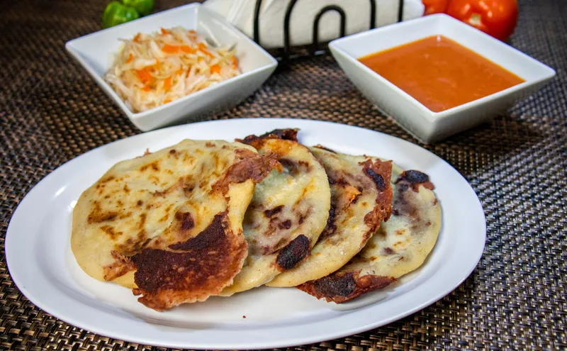 Pupusas with Cheese and Veggies