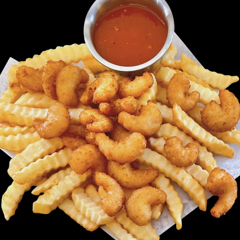 Popcorn Shrimp + Chips