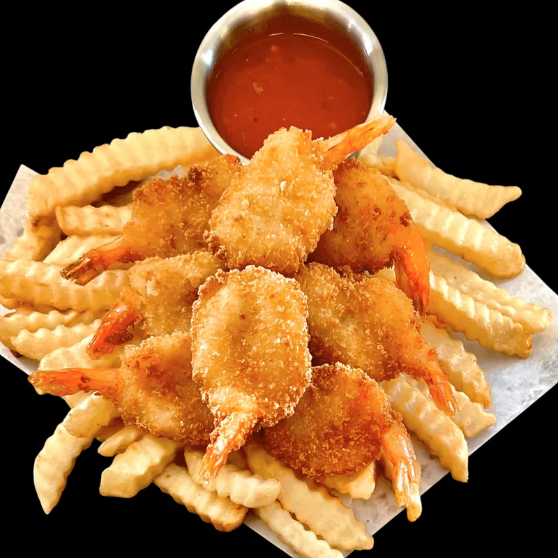 Butterfly Shrimp + Chips