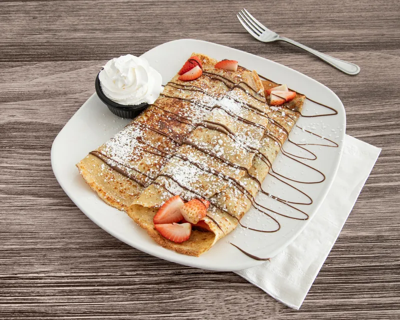 Nutella, Banana & Strawberry Crepe