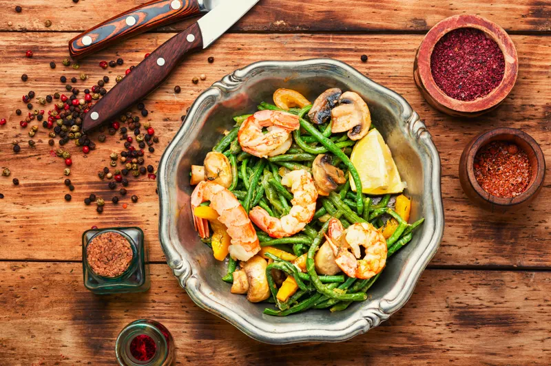 Pinchos De Camarones