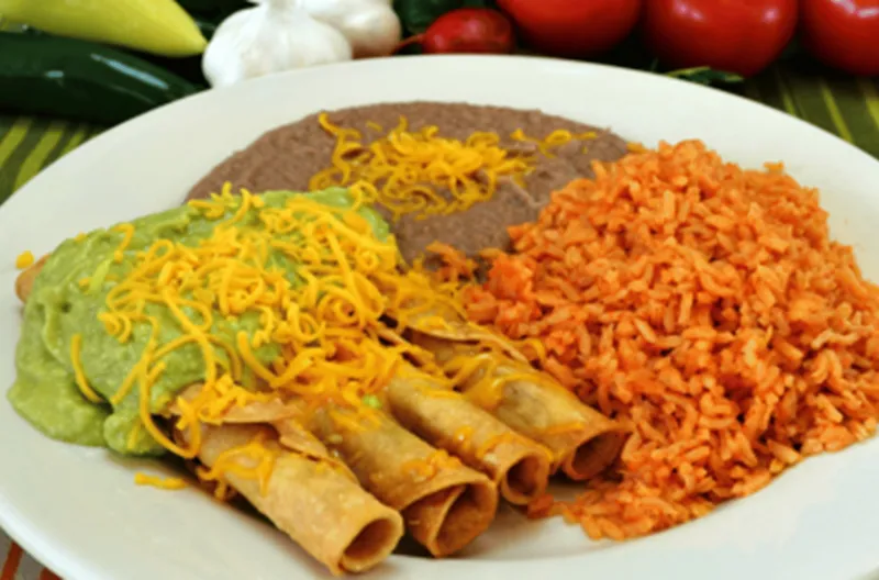 #8 Four Rolled Tacos