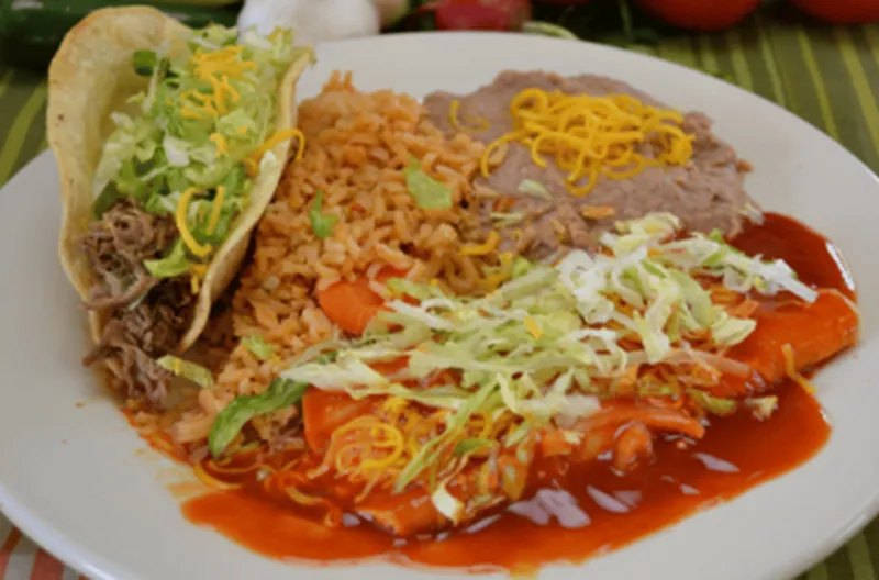 #20 Taco And Enchilada