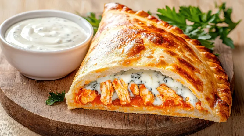 Buffalo Chicken Calzone