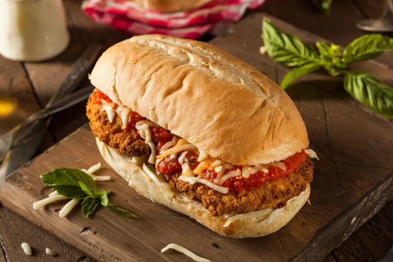 #12. Chicken Parmesan Sandwich
